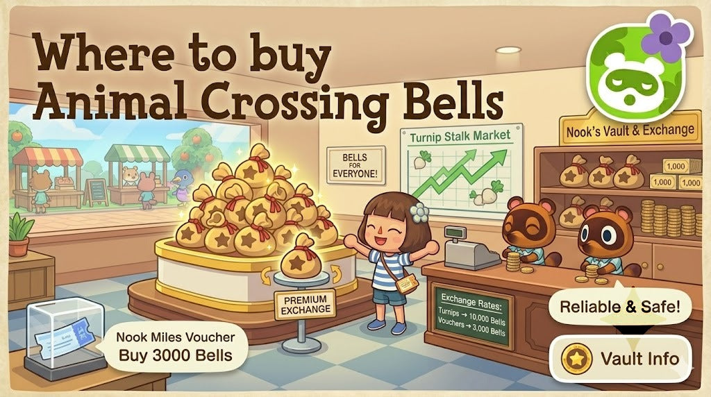 How to Buy Animal Crossing Bells: Where to Buy ACNH Bells Safely