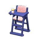 high chair - Blue X Pink
