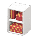 upright organizer - White X Two-tone dots