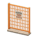 fence - Orange X Vintage sign