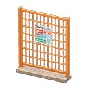 fence - Orange X Trash-collection rules