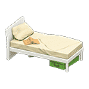 sloppy bed - White X Beige