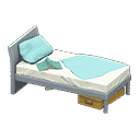 sloppy bed - Gray X Light blue