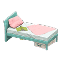 sloppy bed - Light blue X Pink