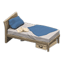 sloppy bed - Ash brown X Navy blue