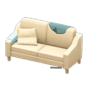 sloppy sofa - Beige X Dark green