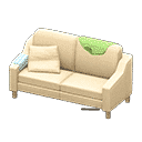 sloppy sofa - Beige X Light green