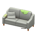 sloppy sofa - Gray X Light green