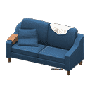 sloppy sofa - Navy blue X White