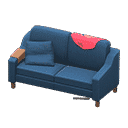 sloppy sofa - Navy blue X Red