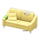 sloppy sofa - Yellow X Beige