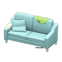 sloppy sofa - Light blue X Light green