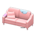 sloppy sofa - Pink X Light blue
