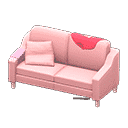 sloppy sofa - Pink X Red