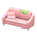 sloppy sofa - Pink X Light green