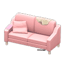 sloppy sofa - Pink X Beige