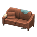 sloppy sofa - Brown X Dark green