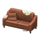 sloppy sofa - Brown X Beige