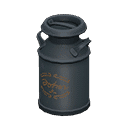 milk can - Black X Brown logo