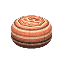 Moroccan footrest - Brown