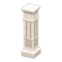 decorative pillar - Whitestone marble
