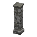 decorative pillar - Gray stones