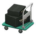 rolling cart - Green X Black