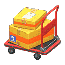 rolling cart - Red X Yellow