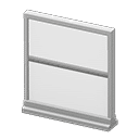 short simple panel - Light gray X Lined