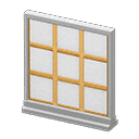 short simple panel - Light gray X Lattice