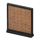 short simple panel - Black X Pegboard