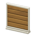 short simple panel - White X Horizontal planks