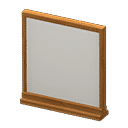 short simple panel - Brown X Plain