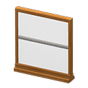 short simple panel - Brown X Lined