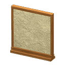 short simple panel - Brown X Mud wall