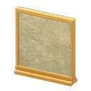 short simple panel - Light brown X Mud wall