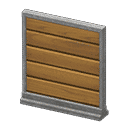 short simple panel - Gray X Horizontal planks