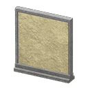 short simple panel - Gray X Mud wall