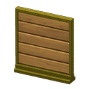 short simple panel - Gold X Horizontal planks