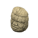 Rock-Head Statue in Animal Crossing
