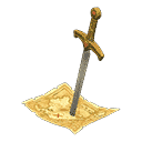 double-edged sword - Gold X Old map