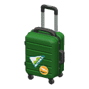 rolling suitcase - Green X Travel