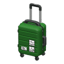 rolling suitcase - Green X Shipping