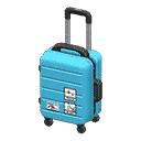 rolling suitcase - Light blue X Shipping