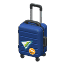 rolling suitcase - Blue X Travel