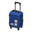 rolling suitcase - Blue X Shipping