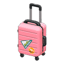 rolling suitcase - Pink X Travel