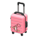 rolling suitcase - Pink X Pop