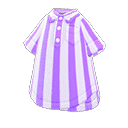 vertical-stripes shirt - Purple