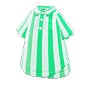 vertical-stripes shirt - Green